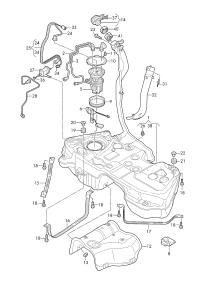 80A919088A-FUEL PUMP- AUDI A8 RH SIDE