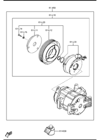 BBM461450C-COMPRESSOR-AIR CONDITION-W164