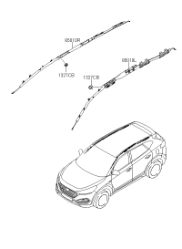 85020D7000-CURTAIN AIR BAG MODULE,RH