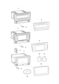 3TD035156-Radio stereo-cd
