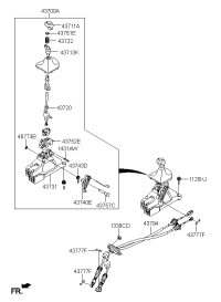 43794D1100-CABLE ASSY-MTM LEVER