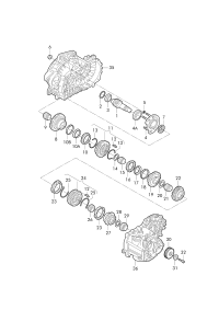 L02D311206B-Mounting, with taper roller bearing