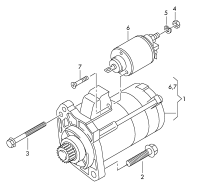 079911023DX-STARTER 12V/1KW/10T-JEETA III