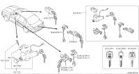 K98106Y012-KEY SET CYLINDER LOCK