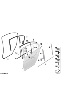 51357258327-W/strip dr r lh