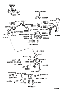 3354860030-BUSH, TRANSFER SHIFT LEVER