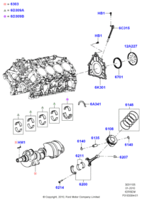 AU7Z6D309EB-Bearing-crankshaft main