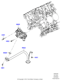 AL3Z6600AB-PUMP,OIL