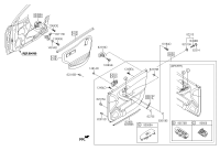 826201X000CR-HANDLE ASSY-DR I/S R