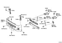 5211526130-SUPPORT, FRONT BUMPER SIDE, RH