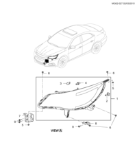 92279581-Head lamp (incl 2-4)