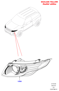 LR049360-Head lamp assy