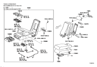 7280630110C0-HOLDER SUB-ASSY, REAR SEAT CENTER ARMREST CUP