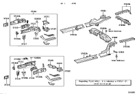 5365132010-Bracket, floor side member, rear
