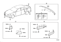 760850P020A0-SPOILER SUB-ASSY, REAR