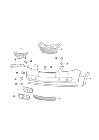 5J0807055A-BRACKET,HARNESS