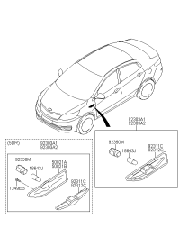 923044X100-LIGHT(ASSY)SIDE