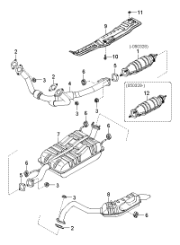 286103E010-MUFFLER ASSY-FRONT
