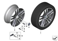 36118097244-Black standard paint, disc rim light metal ink