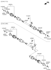495002P201-JOINT ASSY-CV LH