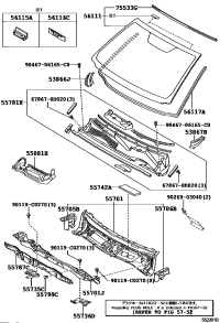 557360R020-Reinforcement, cowl body mounting, lh
