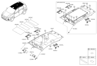 85210H3100ED-SUNVISOR ASSY,LH