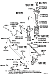 423040T010-CARRIER SUB-ASSY REAR AXLE RH