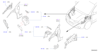 64120CJ035-HOUSING ASSY-FRONT STRUT,RH
