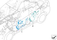 61128794855-Wiring harness-dr driver