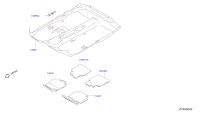 74978EW800-SPACER-FRONT FLOOR TRIM