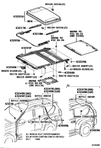 6320160131-GLASS SUB-ASSY, SLIDING ROOF