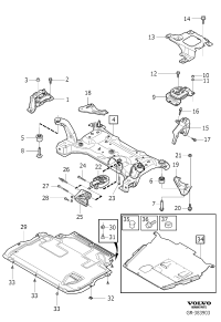 30741321-GASKET,CYL HEAD RH-L494