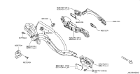 825001BA0A-LOCK & REMOTE CONTROL ASSY-REAR DOOR,RH