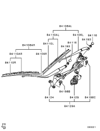 8250A584-ARM ASSY,WINDSHIELD WIPER