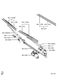 8250A201-ARM ASSY,WINDSHIELD WIPER