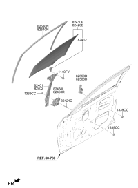 82460Q3010-MOTOR ASSY-FRONT POWER WDW,RH