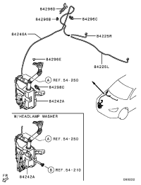 8265A685-NOZZLE,WINDSHIELD WASHER,L