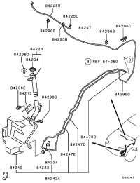 8260A341-MOTOR,WINDSHIELD WASHER(*)