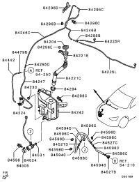 8265A492-NOZZLE,WINDSHIELD WA