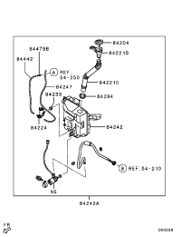 8260A332-MOTOR,WINDSHIELD WASHER(*)