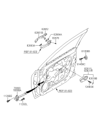 793802H000-CHECKER ASSY-FR DOOR