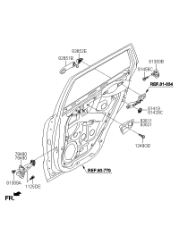 836212B000HZ-HOUSING-RR DR I/S HANDLE RH