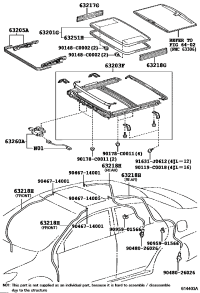 63201YK011-GLASS SUB-ASSY, SLIDING ROOF
