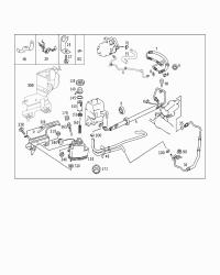 2204664381-RADIATOR HOSE W124/E200/E220