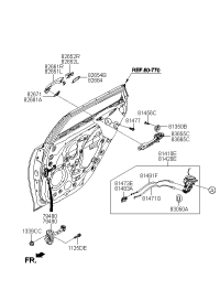 82662D6030-COVER-FR DR O/S HDL RH