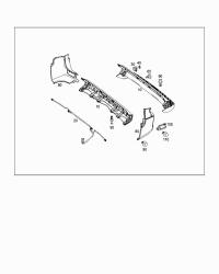 9068800571-BAR, REAR BUMPER