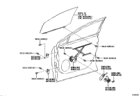 6874048010-HINGE ASSY, FRONT DOOR, LOWER, RH/LH
