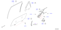 822342GG0A-PIECE ASSY CORNER,REAR DOOR 0518