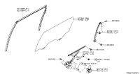 823003JA1C-GLASS ASSY-REAR DOOR WINDOW,RH