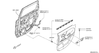 829001YP0B-Mldg assy-rr rh